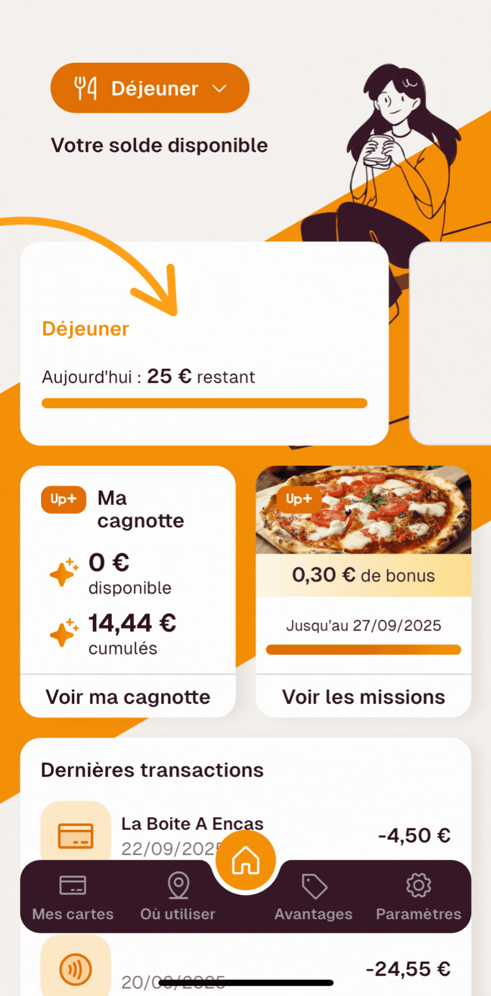 Comment récupérer le code pin de ma carte UpDéjeuner ? – Assistance Upcoop